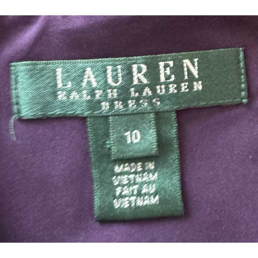 Lauren Ralph Lauren Dress Size Size 10 Deep Purpl… - image 7