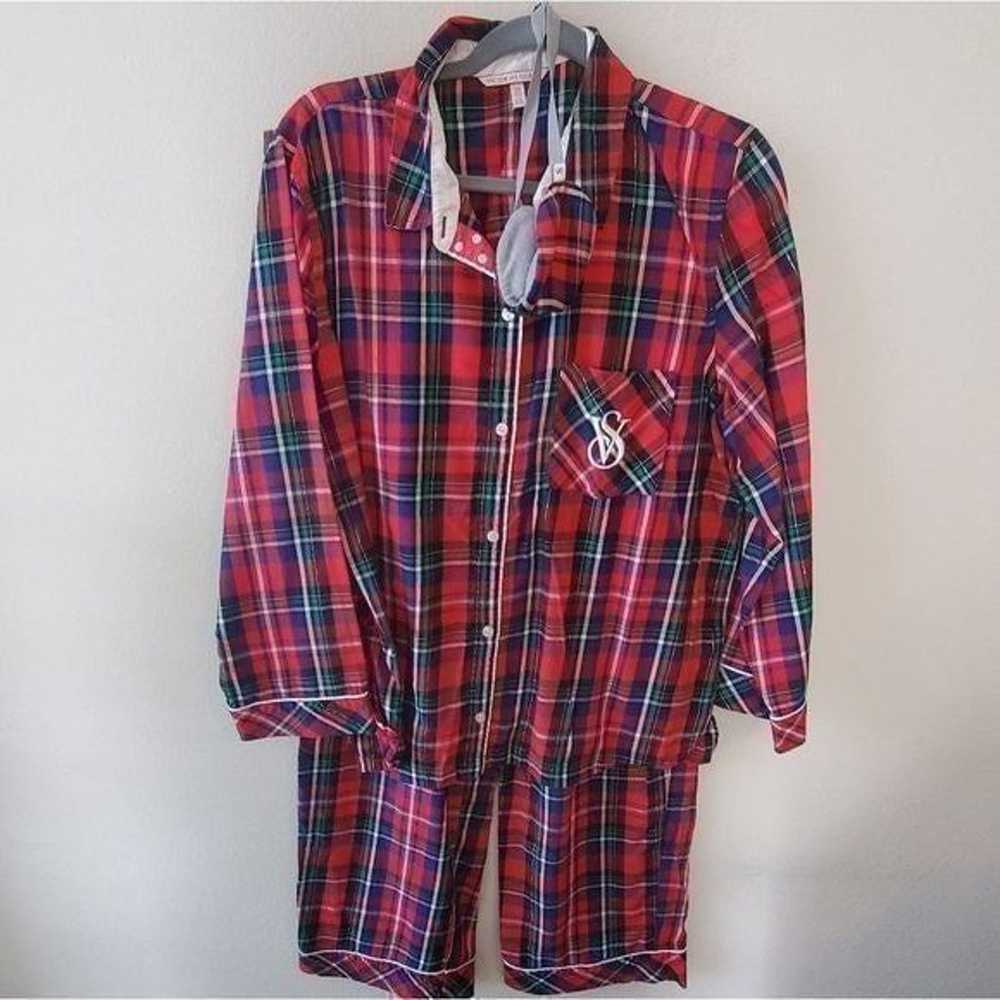 VICTORIA'S Secret plaid pajama size large - image 1