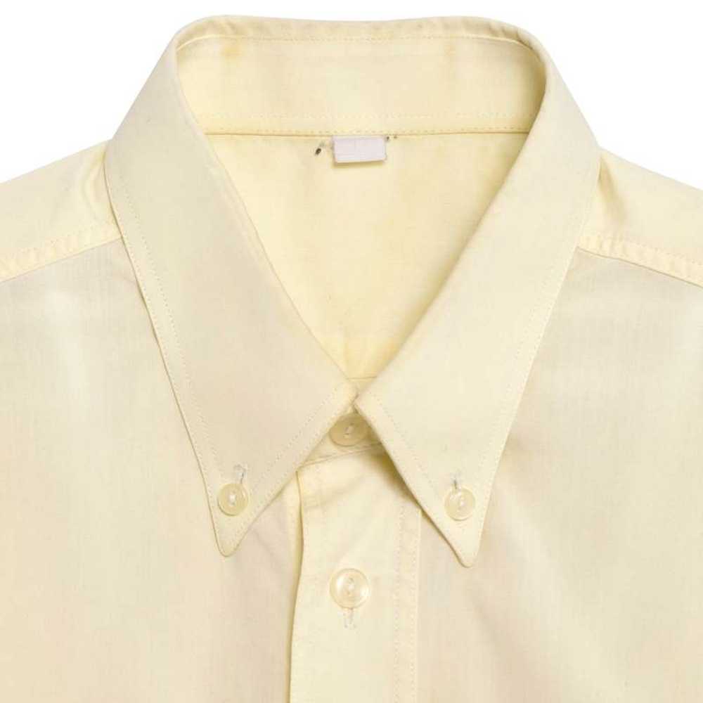 Poplin Weave Inverted Pleat Hong Kong Shirt - Can… - image 3