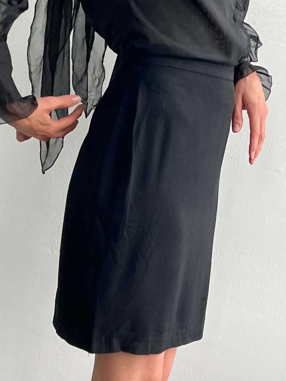 Vintage Sonia Rykiel Miniskirt - Black - image 4