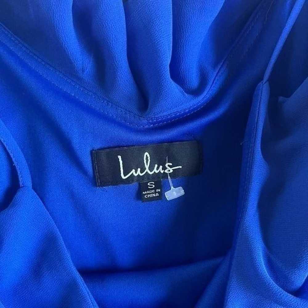 Lulu’s Impress the Best Dress Size S Royal blue r… - image 6