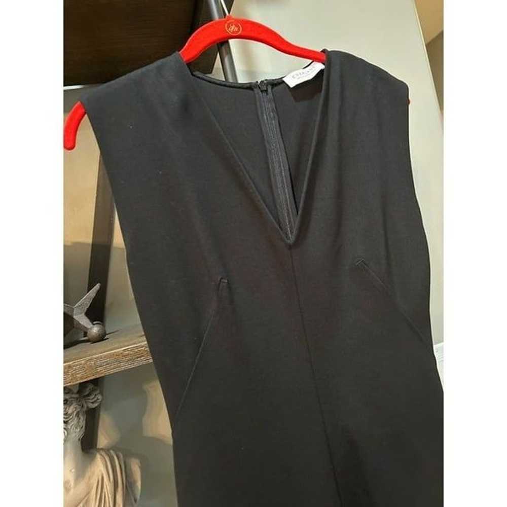 Everlane The Sleeveless V-Neck Flare Dress Black … - image 6