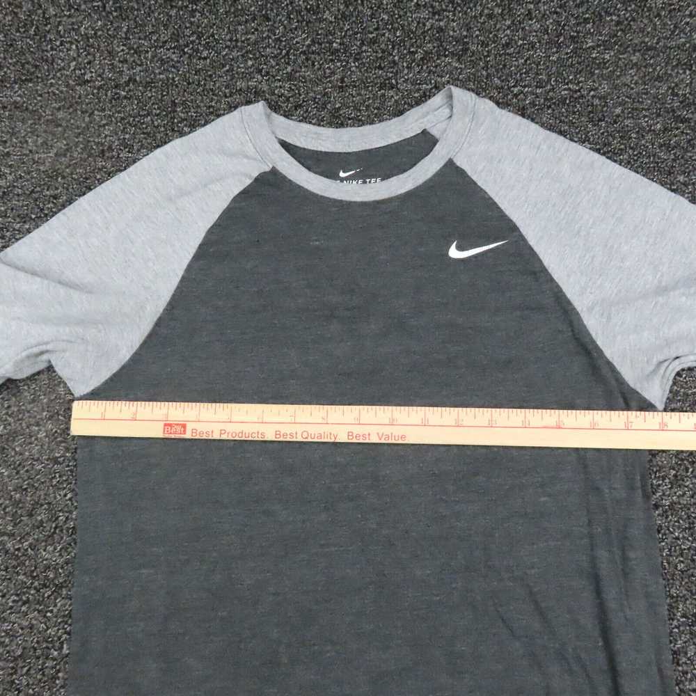 Nike Nike Shirt Adult Small Gray Breathable Gym 3… - image 3