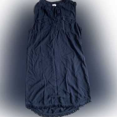 Splendid blue viscose mini dress - image 1