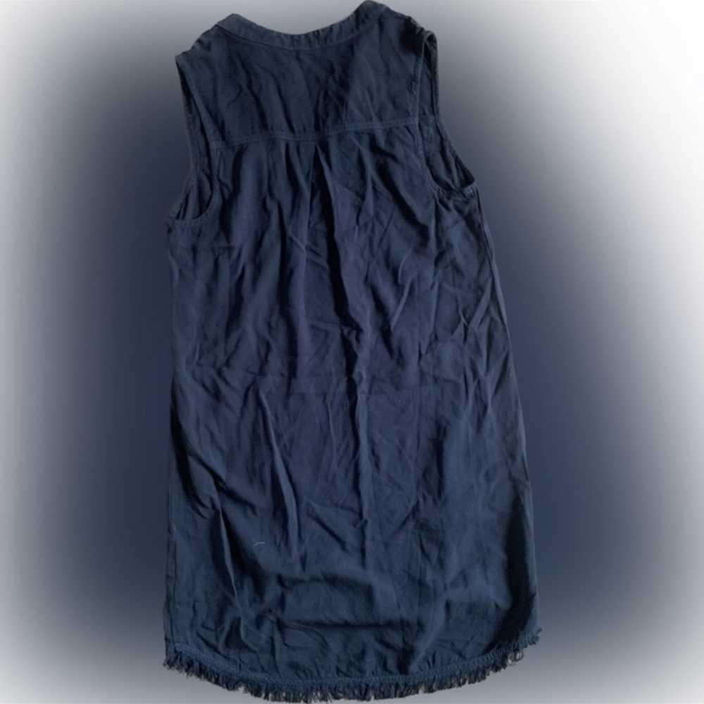 Splendid blue viscose mini dress - image 2