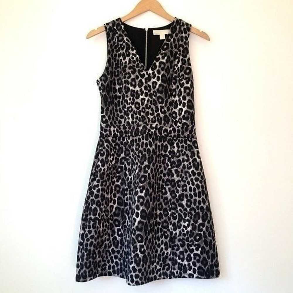 MICHAEL MICHAEL KORS Leopard Print Scuba Dress Gr… - image 2