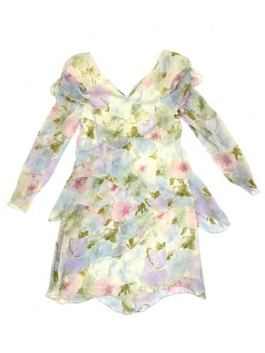 Holly's Harp Chiffon Watercolor Dress*