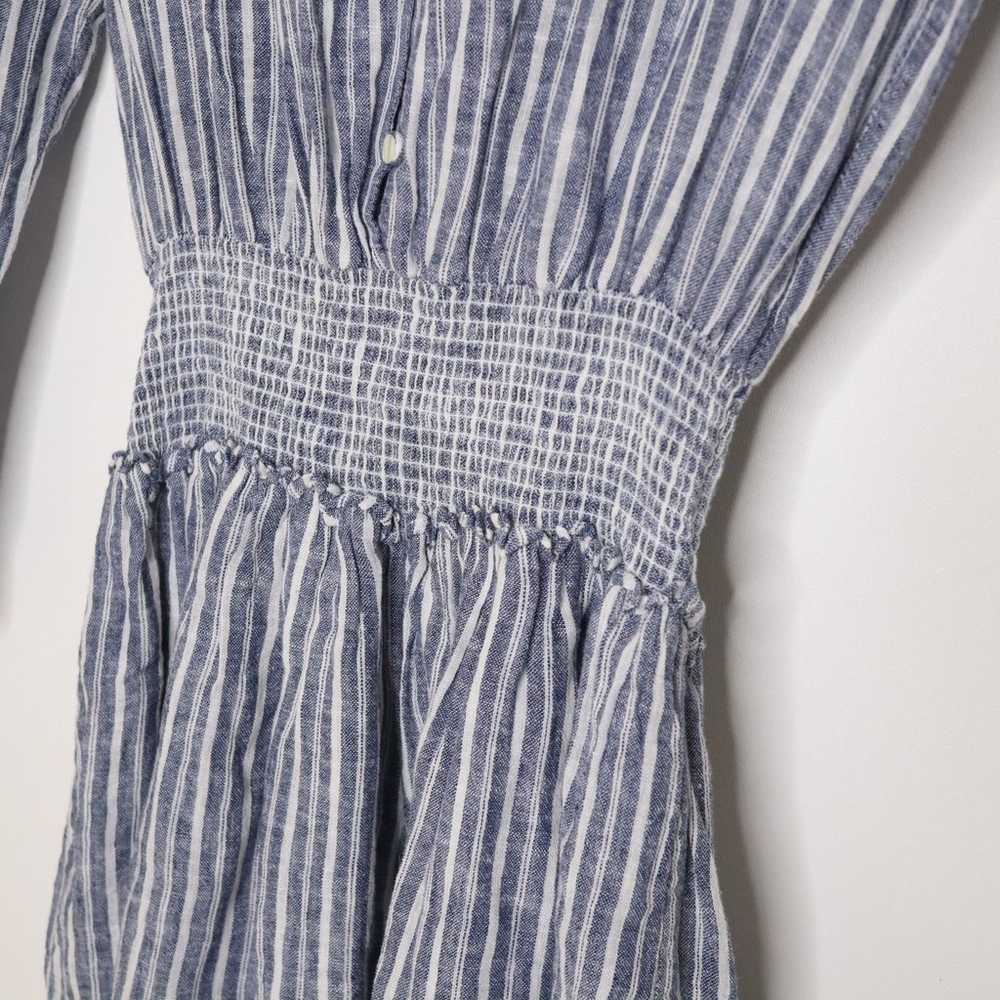 RAILS Jasmine Mini Dress Linen Blend Long Sleeve … - image 5