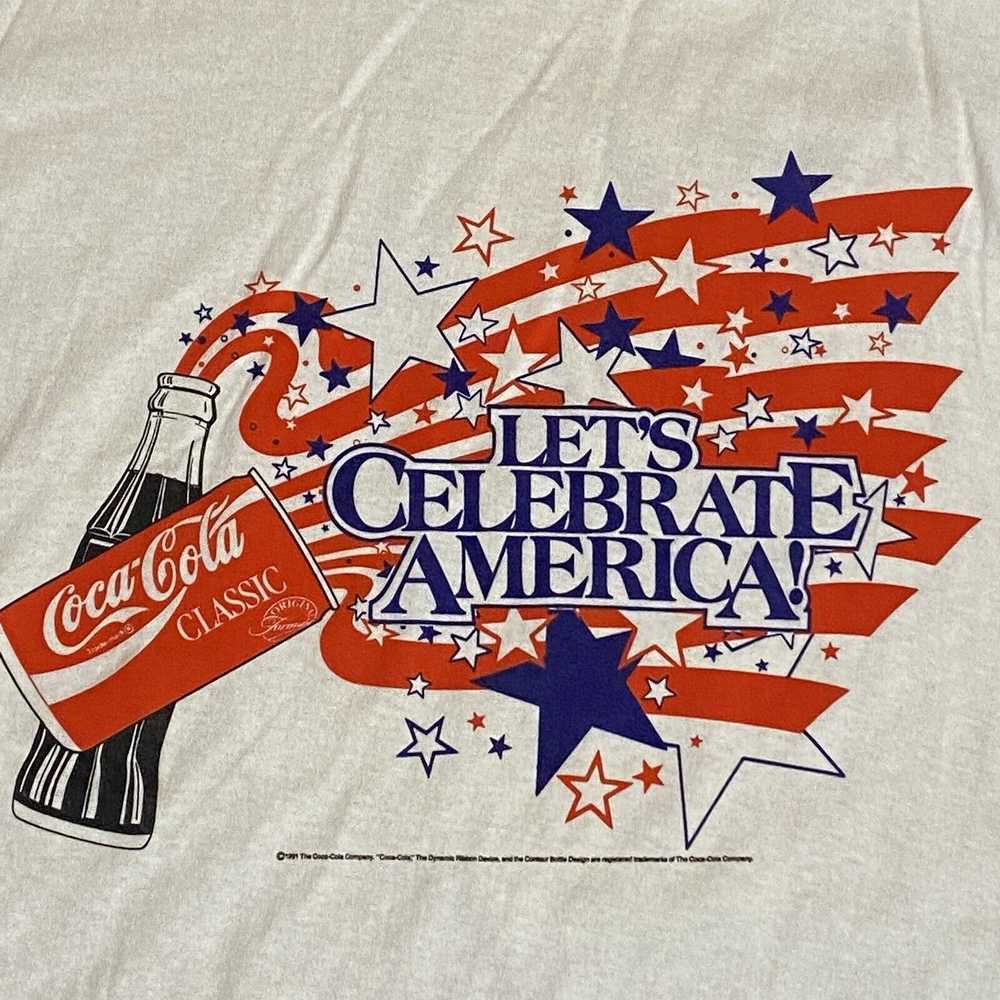 Coca Cola VTG Coke “Let’s Celebrate America” Sing… - image 5