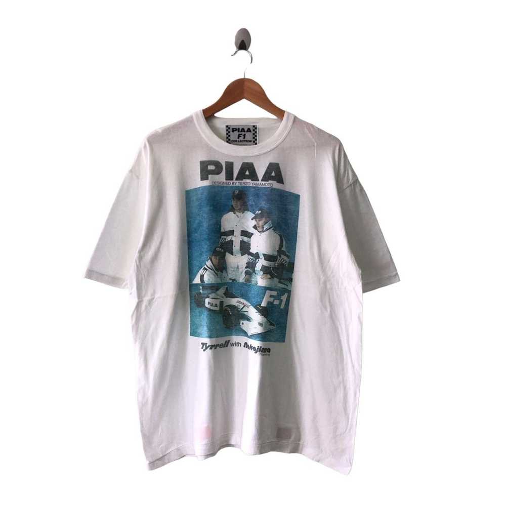 Racing × Sportswear Vintage Piaa F1 Tshirt - image 1