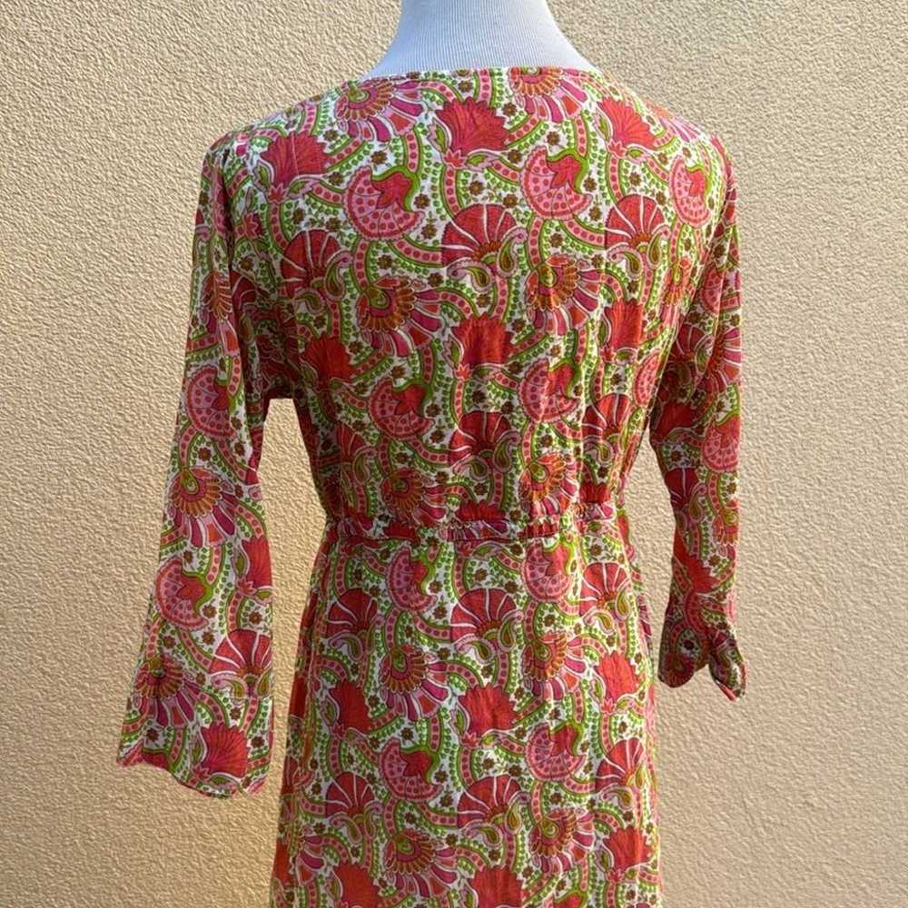 Gretchen Scott Designs V-neck Floral Dress - image 4