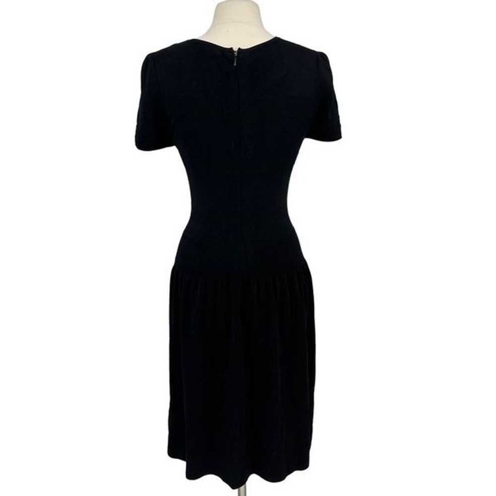 J. McLaughlin Knit Midi Dress Short Sleeve Size M… - image 2