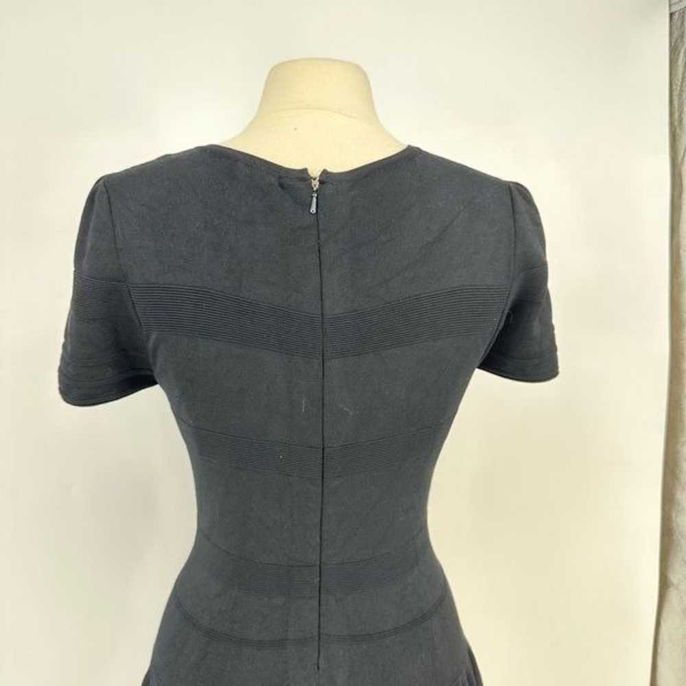 J. McLaughlin Knit Midi Dress Short Sleeve Size M… - image 9