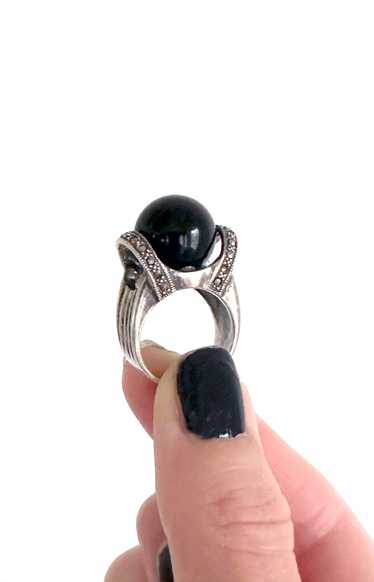 Deco Cocktail Ring / 1930s