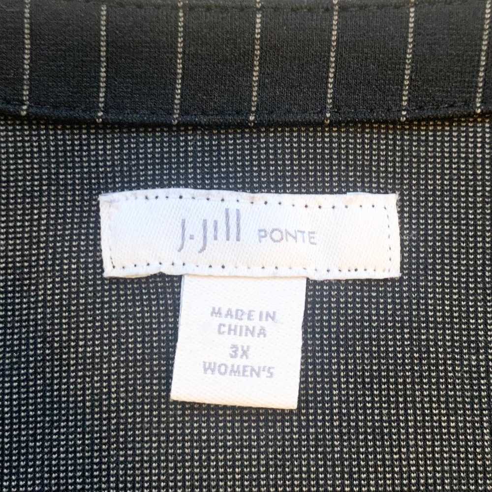 J. Jill Ponte Knit Pinstripe Button Detail Wide L… - image 6