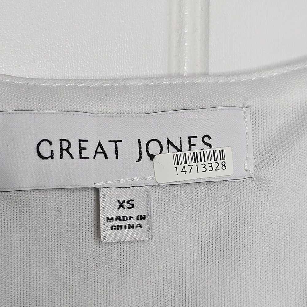 Great Jones White Leopard Print Surplice Dress Si… - image 6