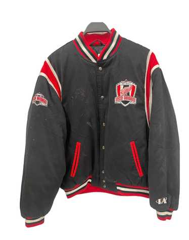 Vintage/Jacket/L/Polyester/BLK/Graphic/RED WINGS … - image 1