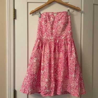 Lilly Pulitzer Pink Mini Dress Size 4 - image 1