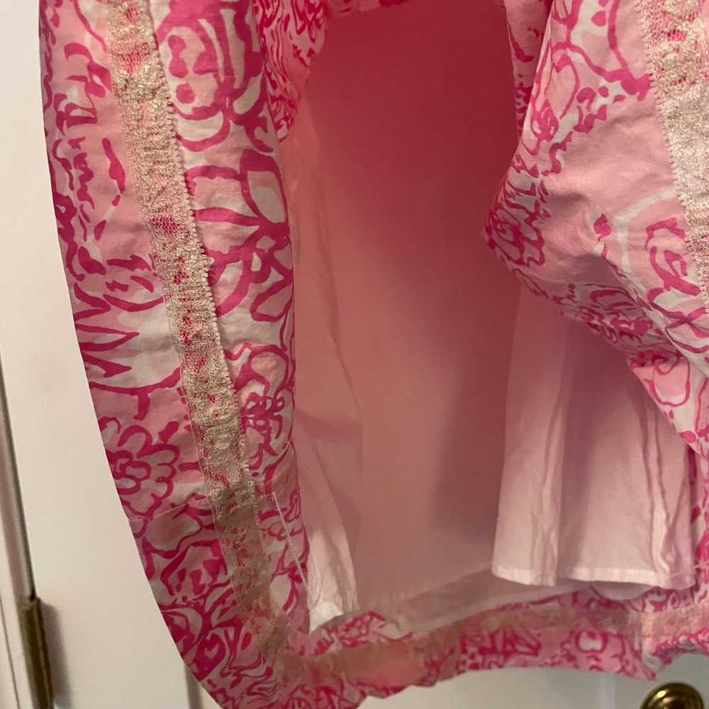 Lilly Pulitzer Pink Mini Dress Size 4 - image 3