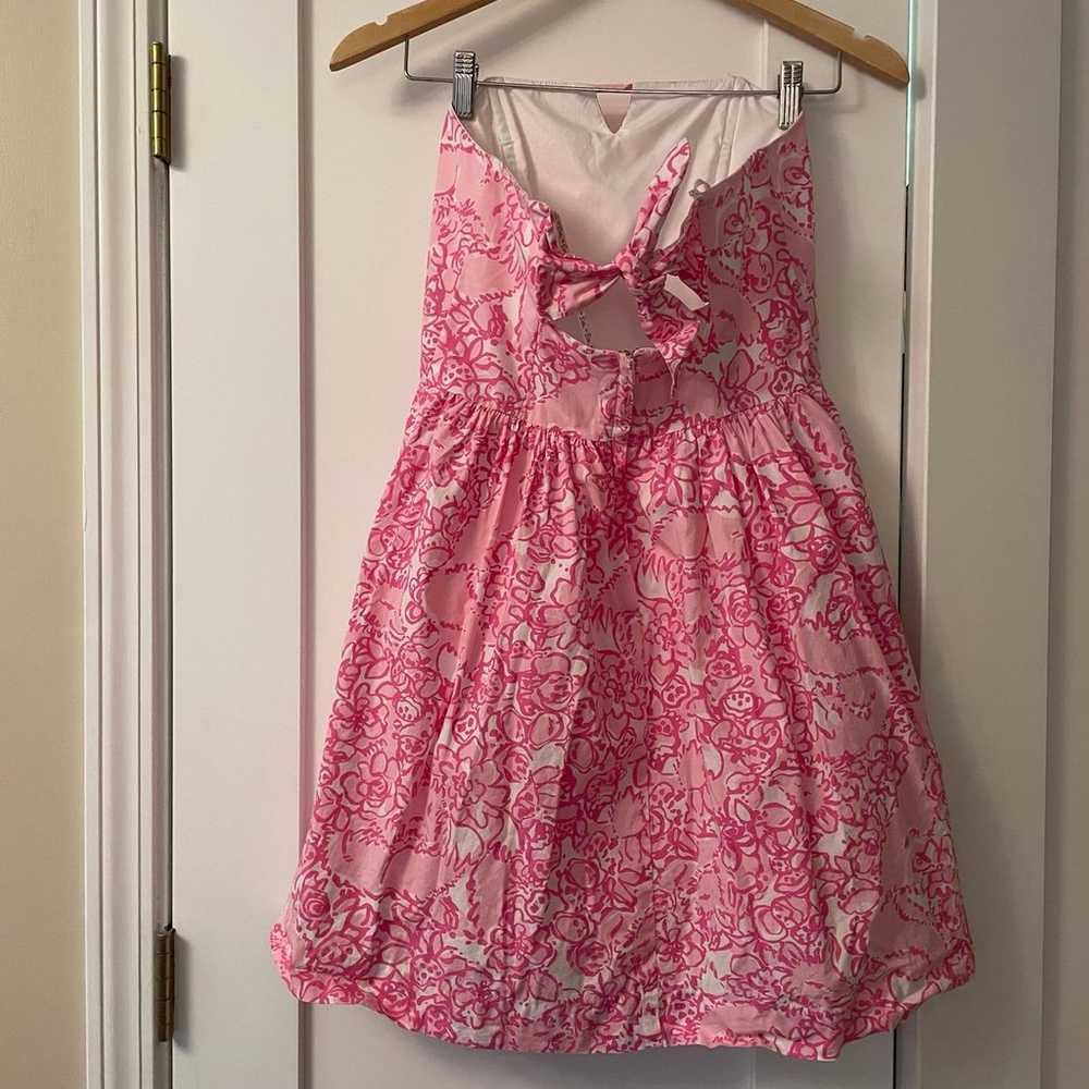 Lilly Pulitzer Pink Mini Dress Size 4 - image 6