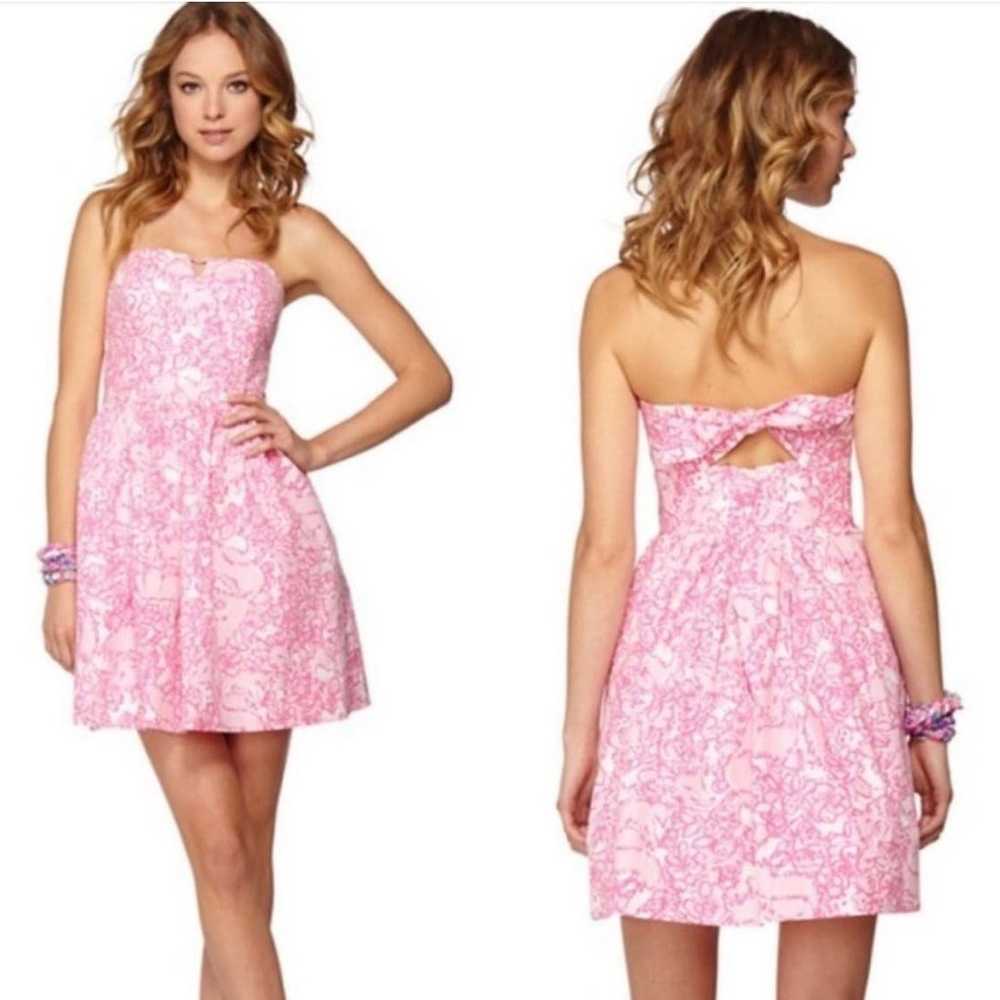 Lilly Pulitzer Pink Mini Dress Size 4 - image 8