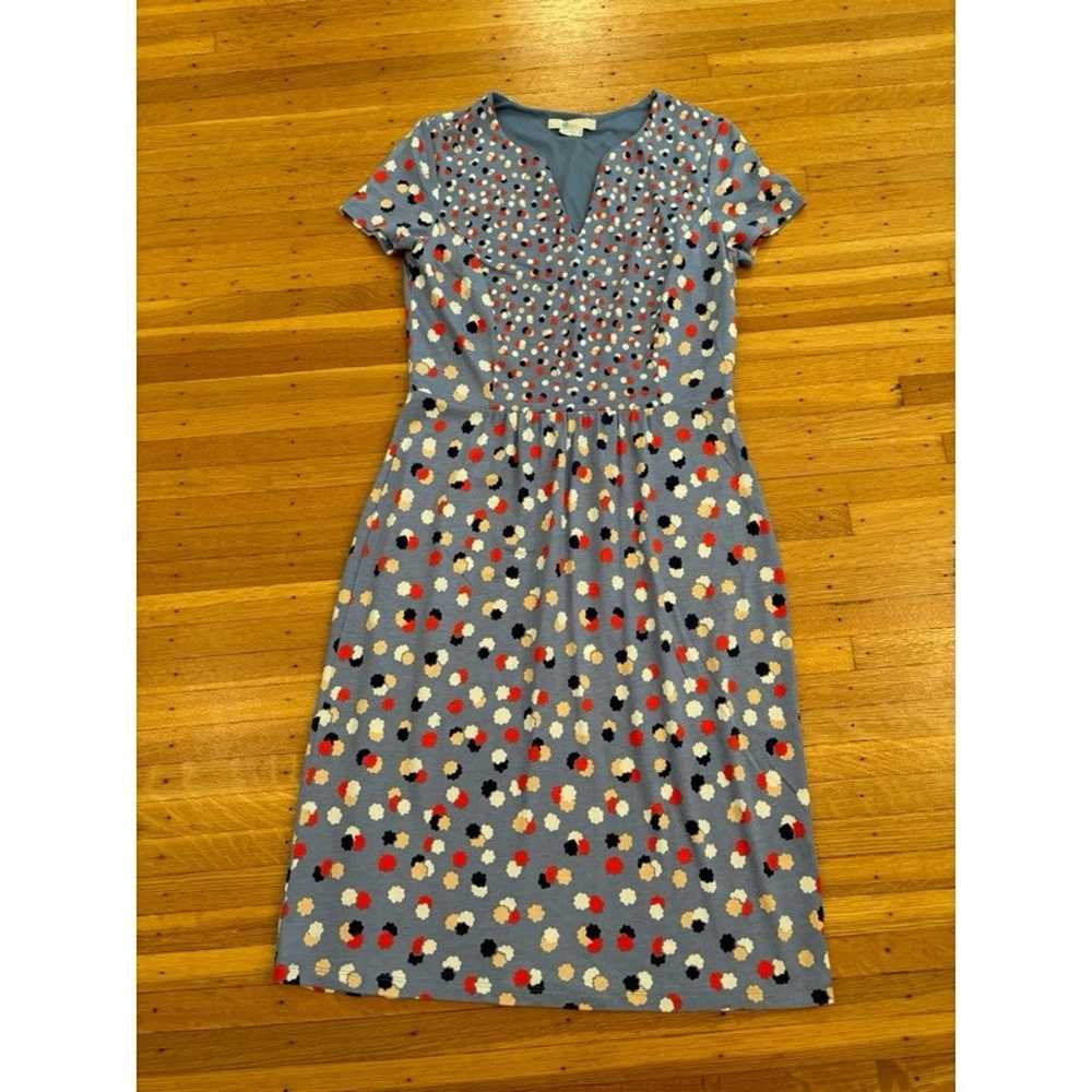 Boden Emory Jersey blue short sleeve dress. - image 1