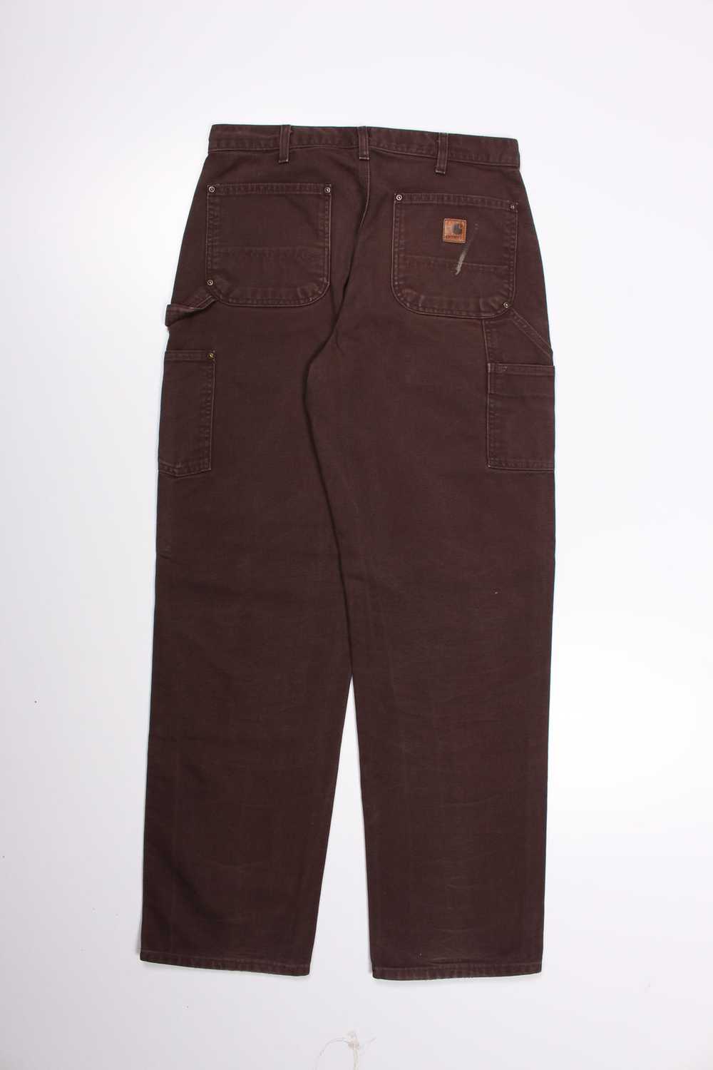 Men's Vintage Carhartt Double Knee Trousers W34 x… - image 2