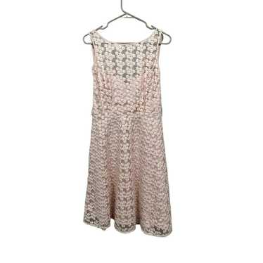 Karl Lagerfeld Embroidered Midi Dress - image 1