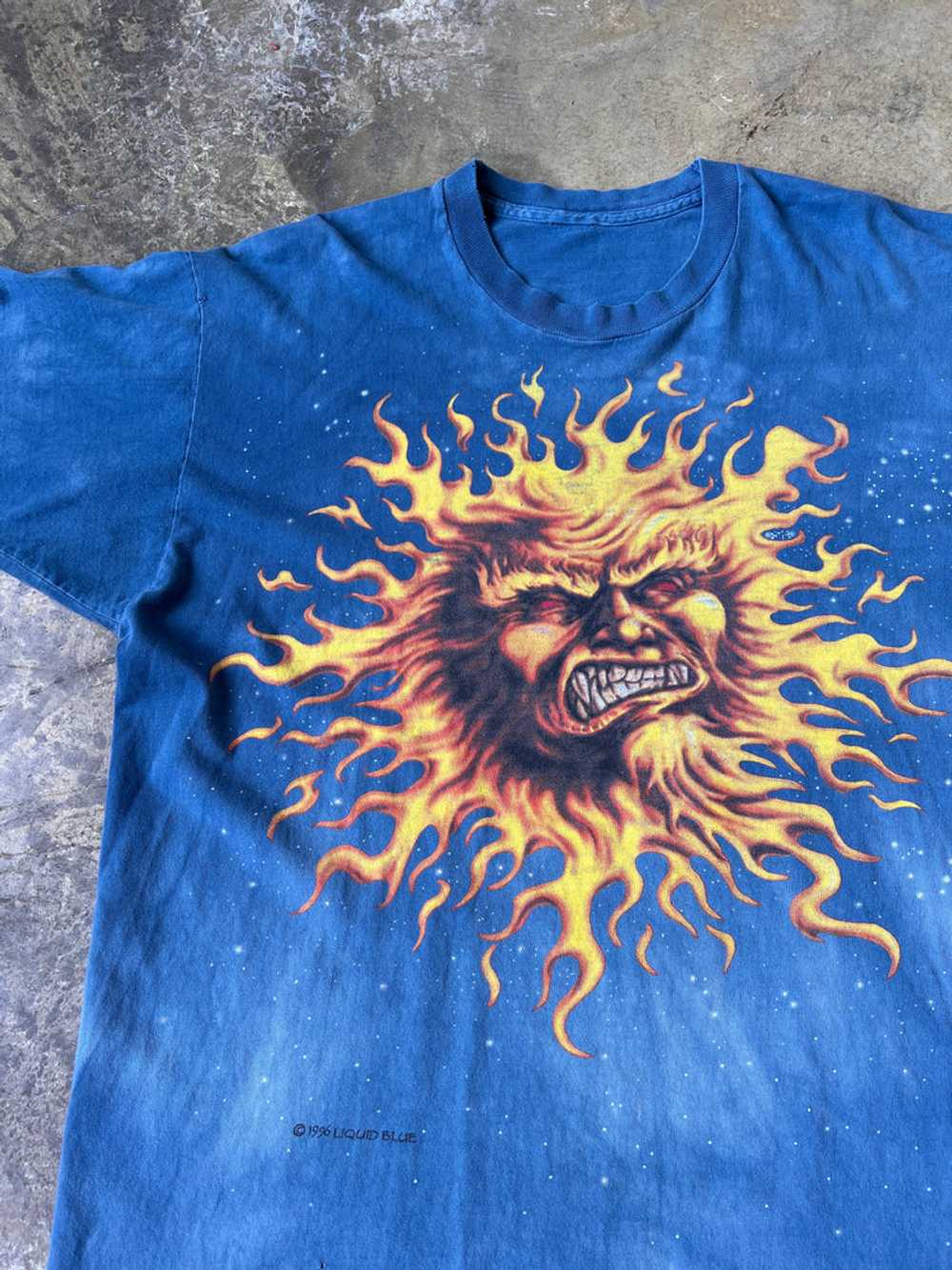 Liquid Blue 1996 Sun/Moon T-shirt - image 3