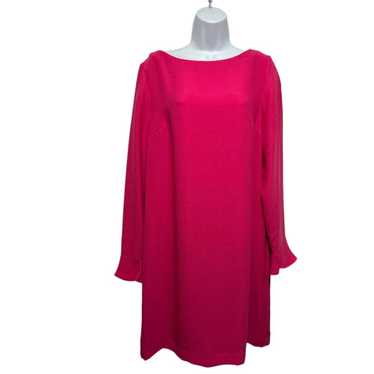 Banana Republic Pink Long Sleeve Dress Size 12 - image 1
