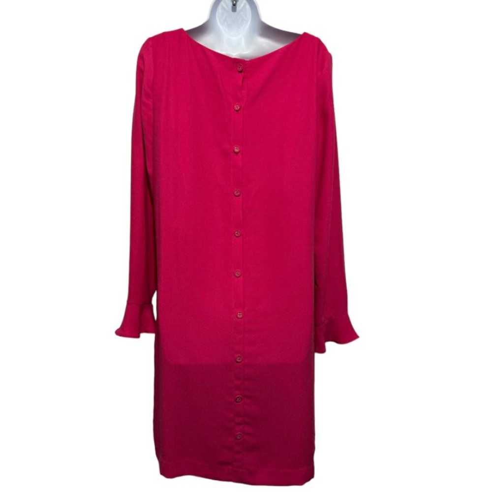 Banana Republic Pink Long Sleeve Dress Size 12 - image 2