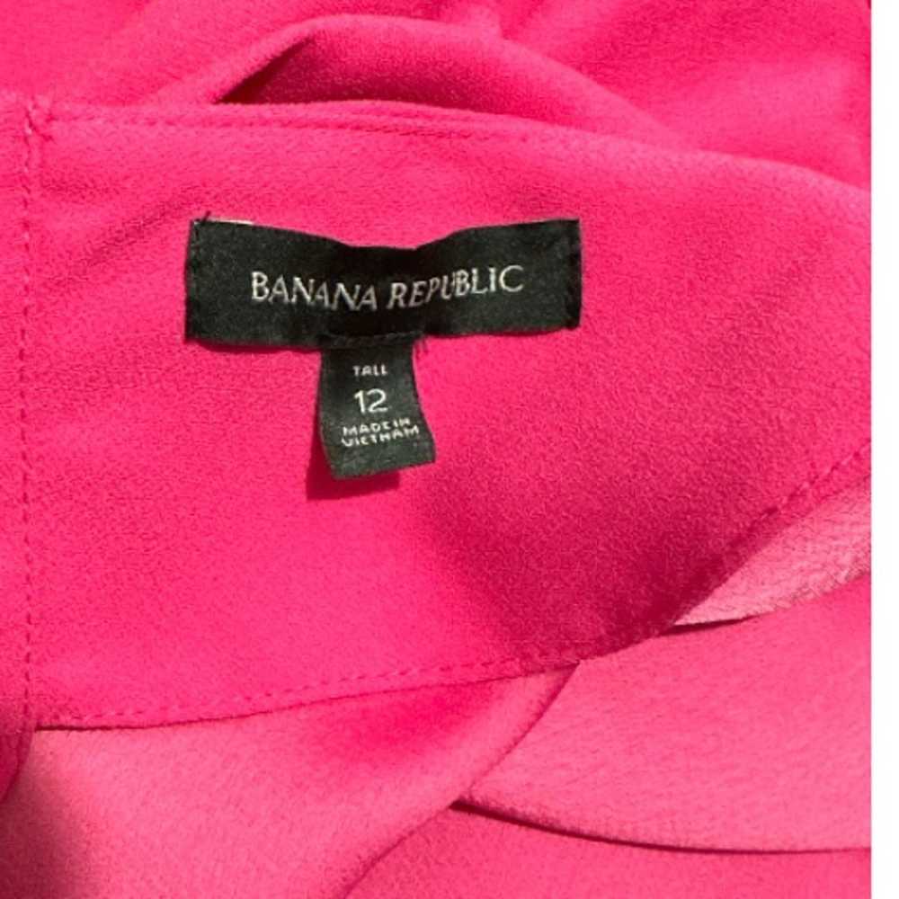 Banana Republic Pink Long Sleeve Dress Size 12 - image 4