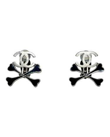 Chanel Cross Bone Earrings, FW03, OS - image 1