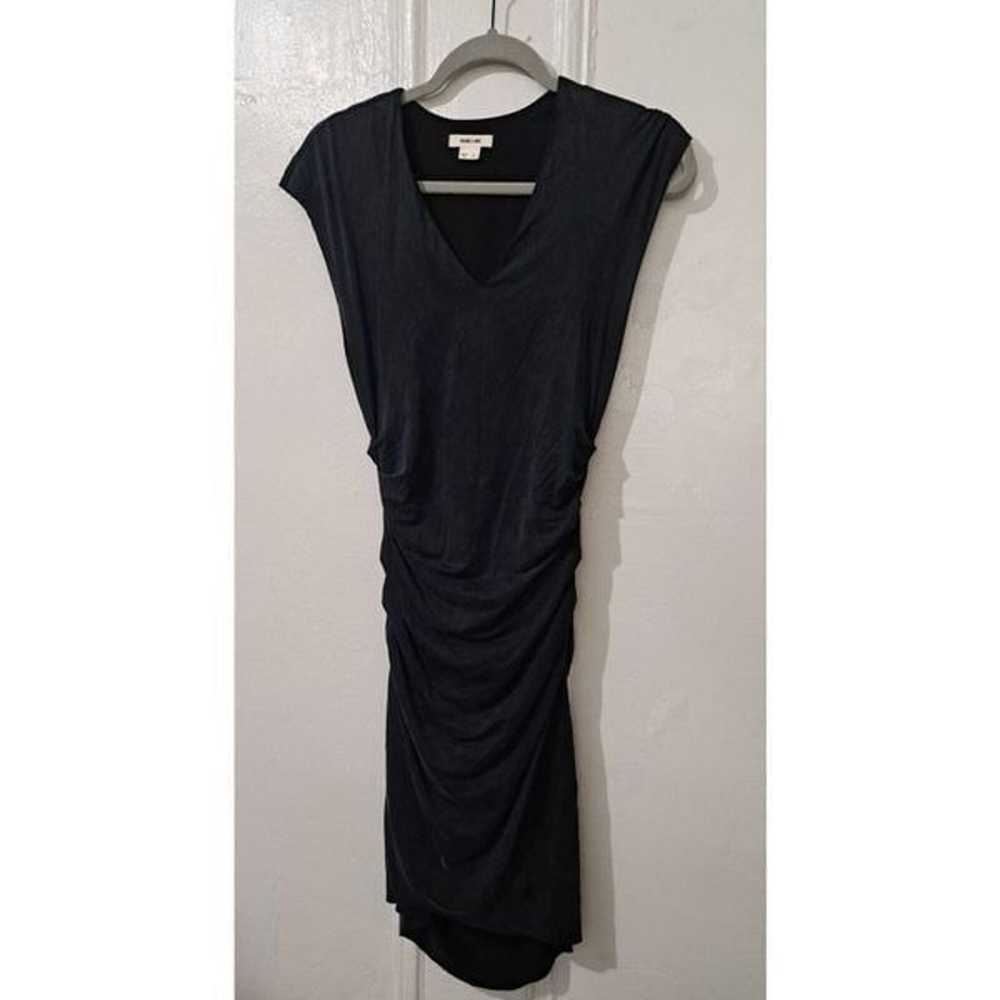 Helmut Lang Womens Small Bodycon Ruched Side Dres… - image 1