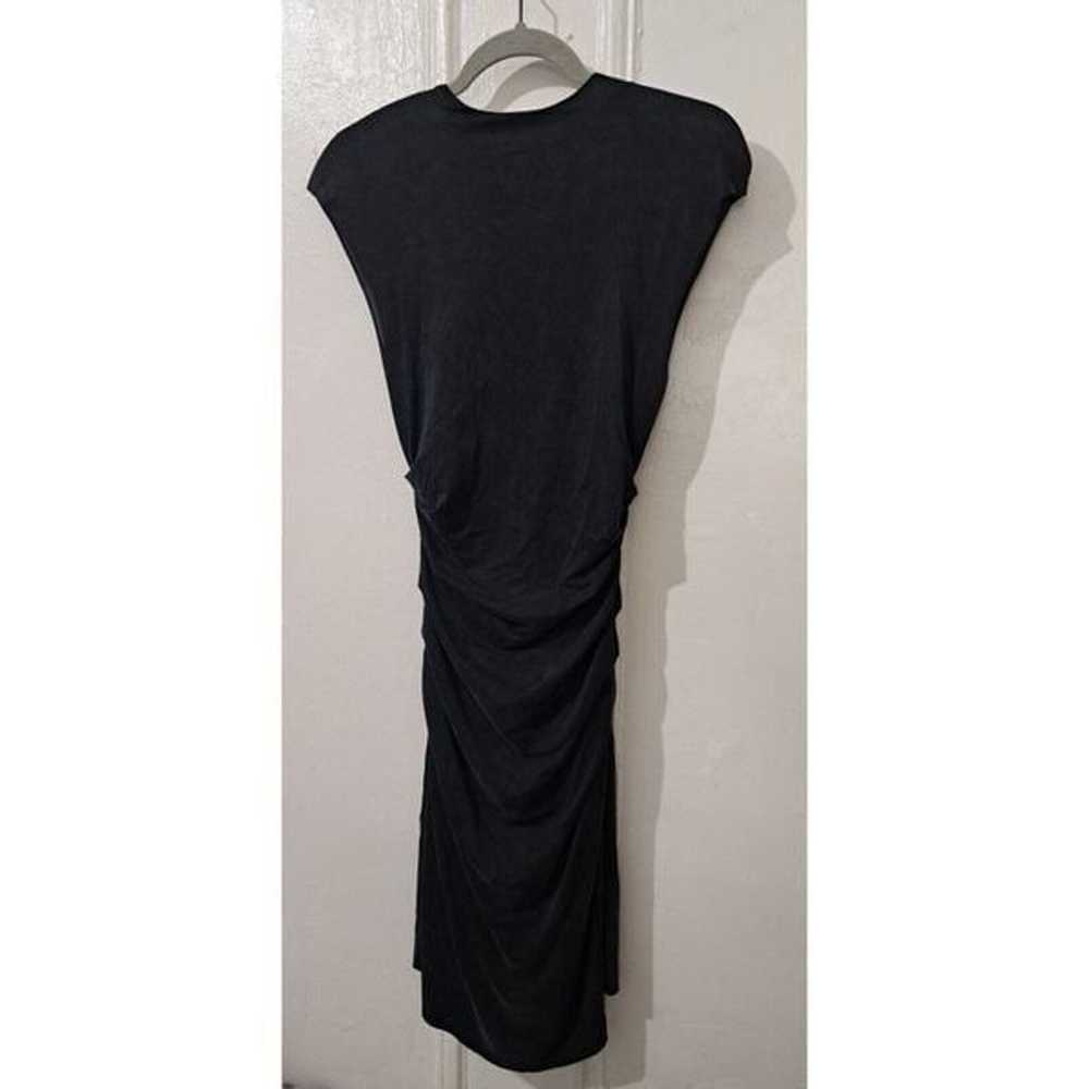 Helmut Lang Womens Small Bodycon Ruched Side Dres… - image 5