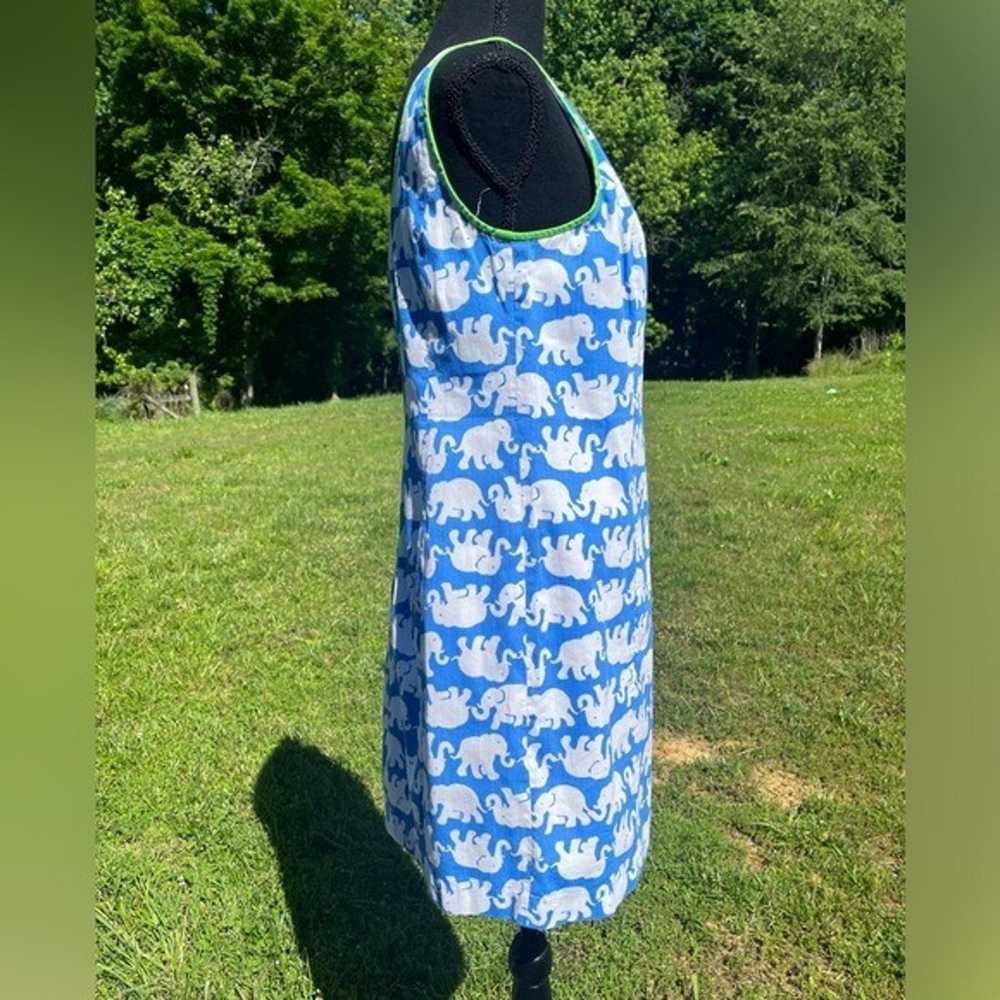 Lily Pulitzer Mini Dress size 8 Elephant Design B… - image 3