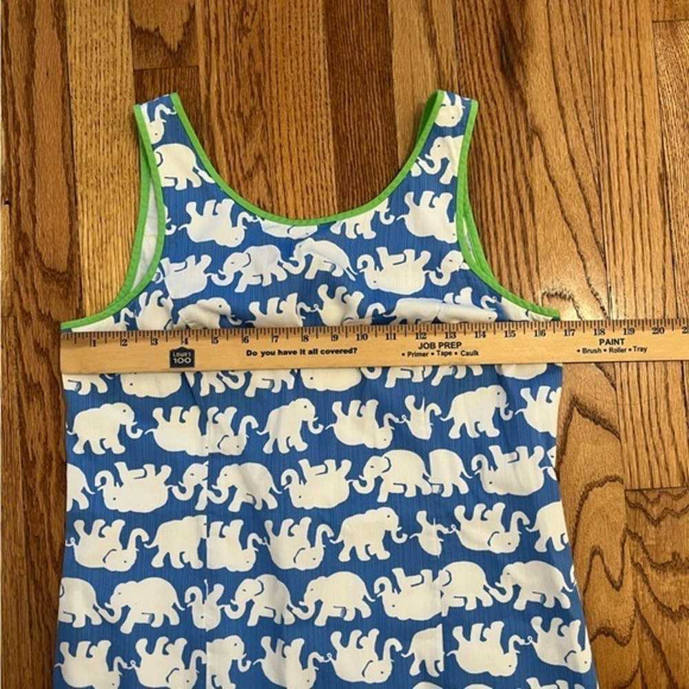 Lily Pulitzer Mini Dress size 8 Elephant Design B… - image 7