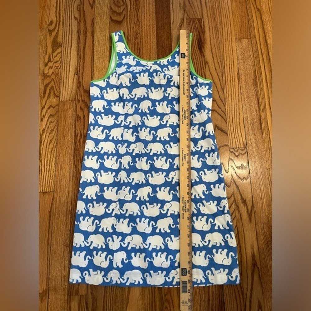 Lily Pulitzer Mini Dress size 8 Elephant Design B… - image 8