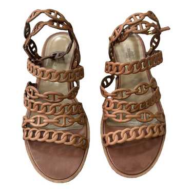 Hermès Thalassa leather sandal - image 1