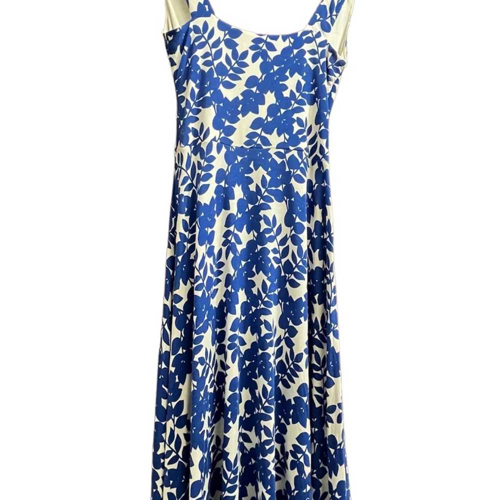 Boden Willa Jersey Faux Wrap Sleeveless Dress Blu… - image 5