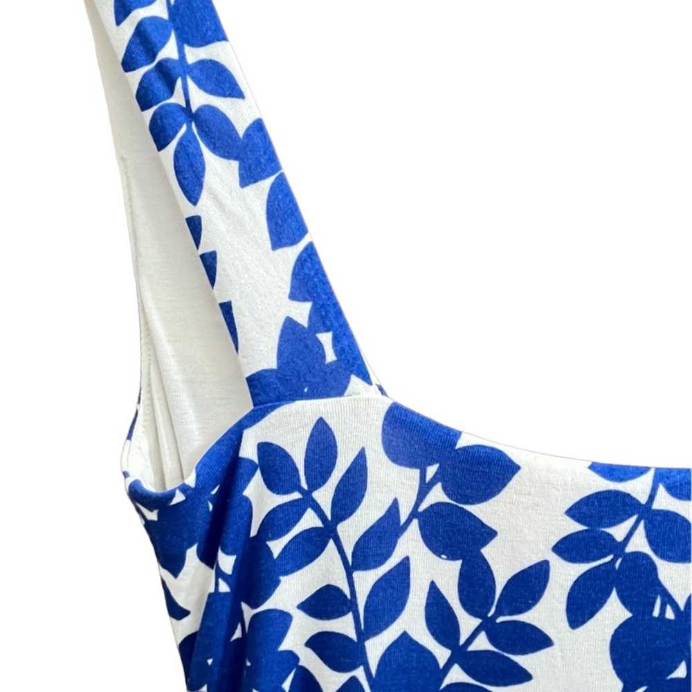 Boden Willa Jersey Faux Wrap Sleeveless Dress Blu… - image 6
