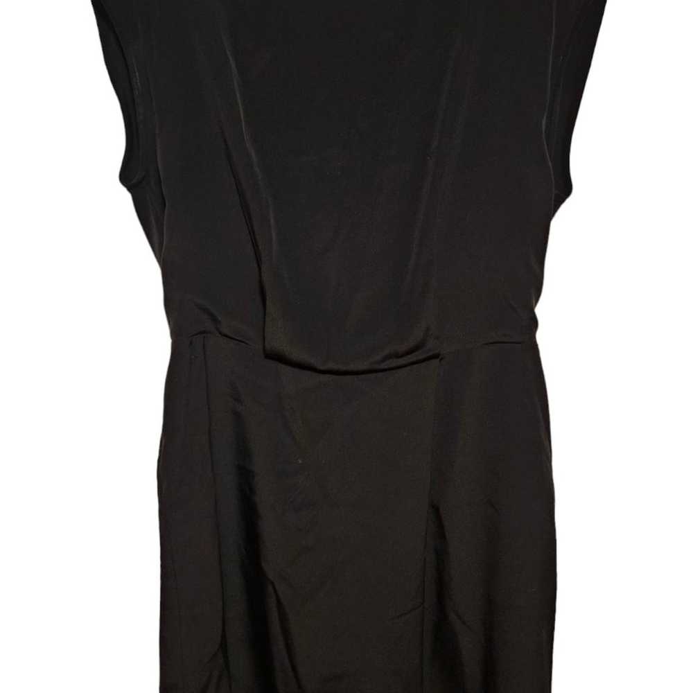 Tibi Black Silk Sheath Dress - image 1