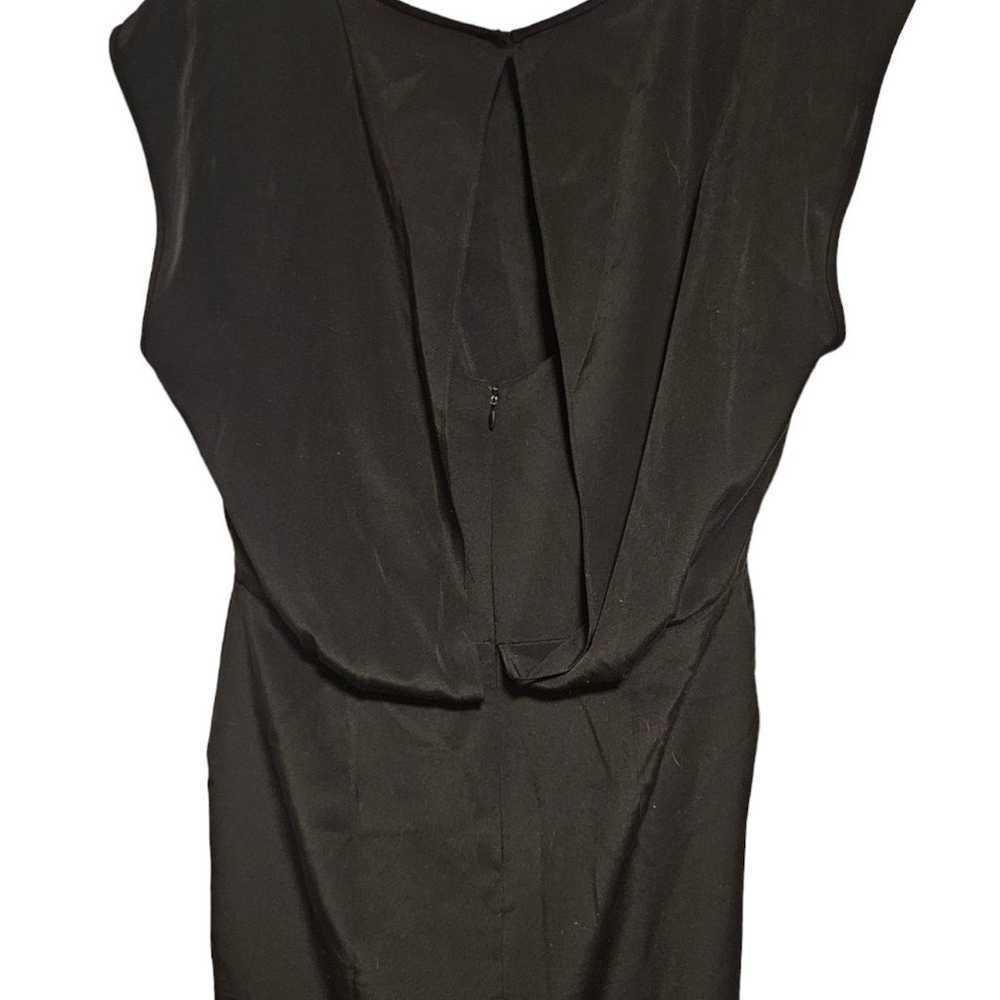 Tibi Black Silk Sheath Dress - image 2