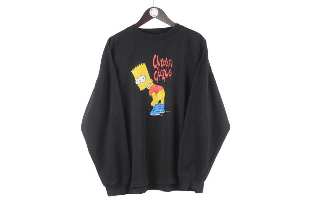 Vintage The Simpsons 1999 Sweatshirt Large - image 1