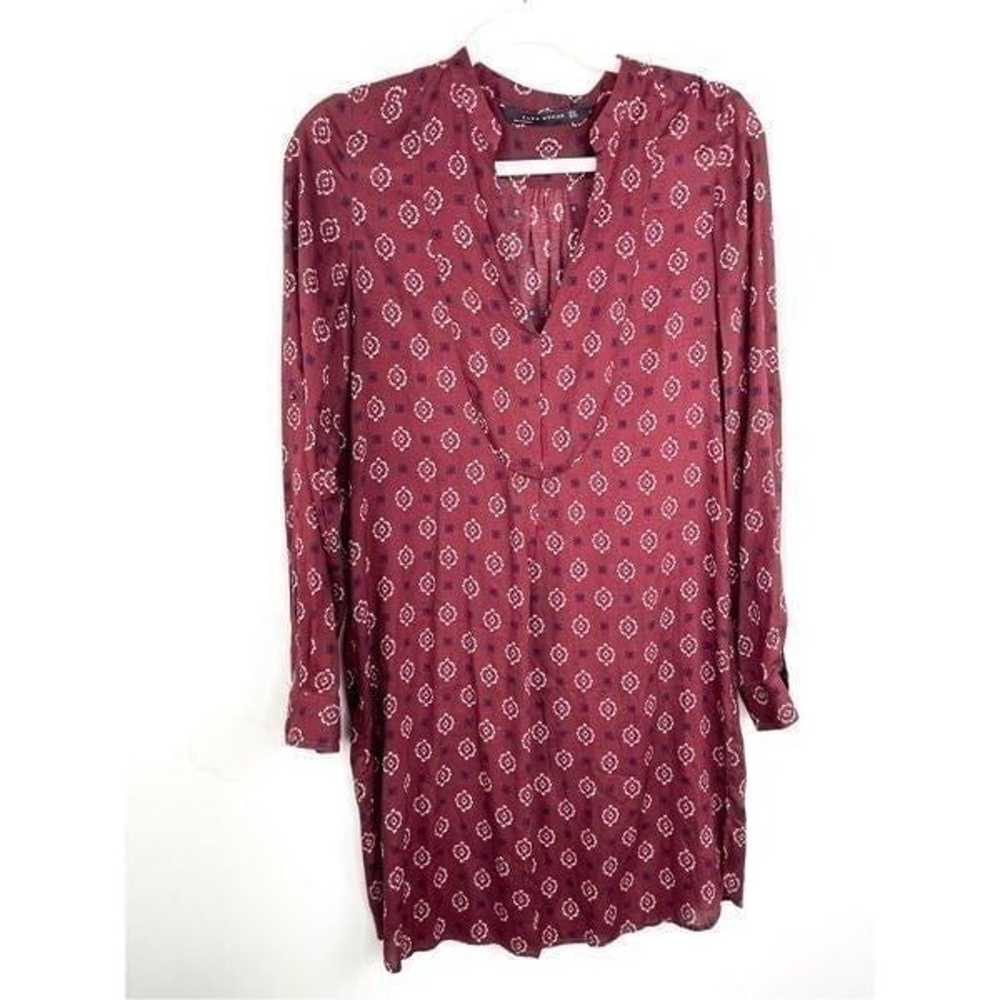 Zara Woman Aztec Shirt Dress Size S - image 1