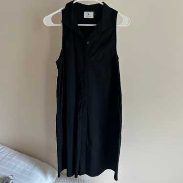 Tuckernuck Black Sleeveless Charlie Shirt Dress - 