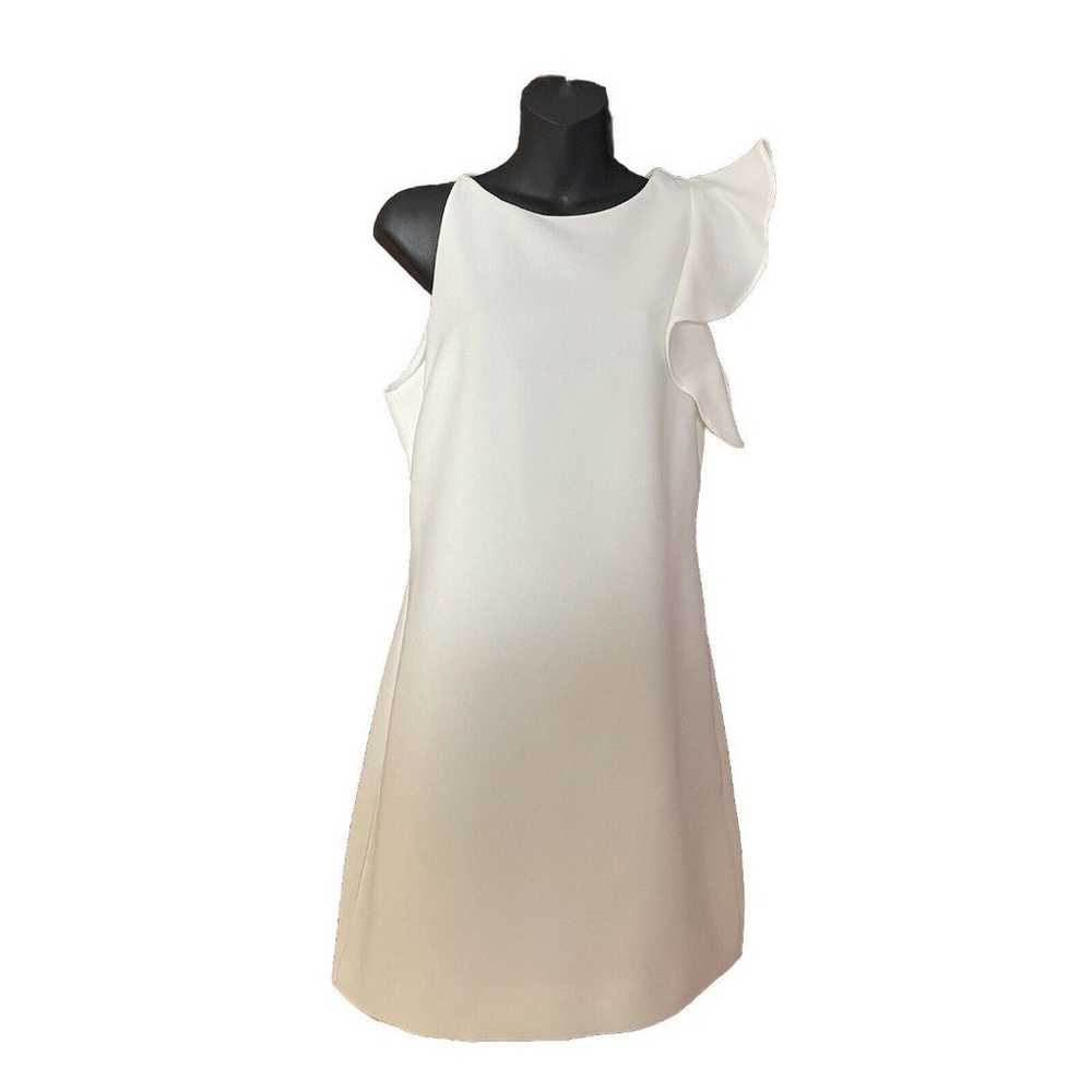 LULUS Dress Dinah White One-Shoulder Ruffle Short… - image 3