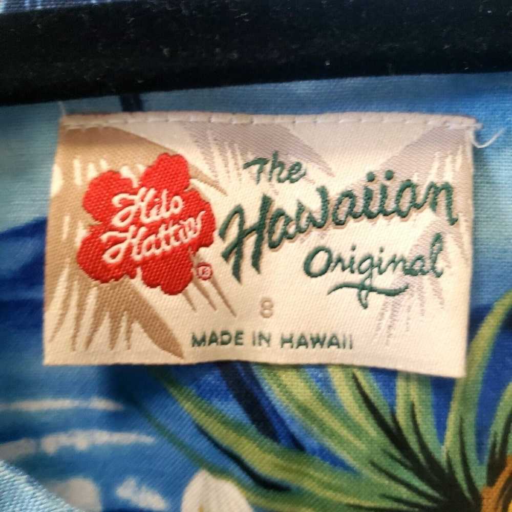 Hilo Hattie Dress Women's Size 8 Blue Beach Hawai… - image 3