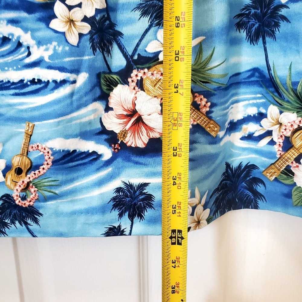 Hilo Hattie Dress Women's Size 8 Blue Beach Hawai… - image 5