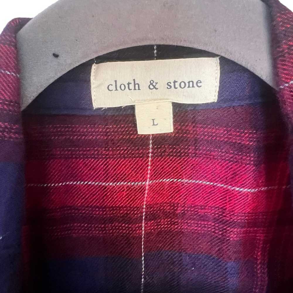 Anthropologie Cloth & Stone Plaid Shirtdress - image 8